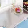 Feuille autocollante de cuisine résistante à l’huile argentée avec motifs photo 5