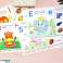 Interaktives Arbeitsbuch zum Schreiben und Ausmalen – Alphabet Bild 1