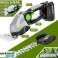 ZN-7059 Taille-haie sans fil + Coupe-herbe avec 2 batteries | Outils de jardin 2 en 1 photo 1