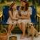 L66E4 FOLDING GARDEN CHAIR BENCH DOUBLE INTUITIVE FOLDING/UNFOLDING SYSTEM. BEACH, GARDEN image 2