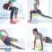 Set mit 5 Widerstandsbändern + Miniband Fitnesstasche POWERSTRECH AS7200 Bild 2