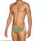 ARENA PLAVKY M TEAM STRIPE LOW WAIST SHORT ARMY TANGERINE 001280/635 D1 65 fotka 4