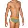 ARENA PLAVKY M TEAM STRIPE LOW WAIST SHORT ARMY TANGERINE 001280/635 D1 65 fotka 2
