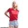 CAMISETA MUJER ARENA KOSZULKA TEAM ICONS ROJO BLANCO ROJO 001225/401 L fotografía 3