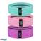 AQUA SPORT SET POWERSTRECH HIP BAND FIALOVÁ RŮŽOVÁ MÁTOVÁ AS7980 fotka 1