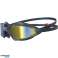 SPEEDO SCHWIMMBRILLE HYDROPULSE SPIEGEL MARINEGRAU 8-12267D646 Bild 4