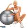 AQUA SPORT POWERSTRECH ANTIBURST GYMNASTIKKBALL GRÅ 75CM AS0075 bilde 1