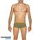ARENA PLAVKY M TEAM STRIPE LOW WAIST SHORT ARMY TANGERINE 001280/635 D1 65 fotka 3