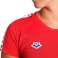 CAMISETA MUJER ARENA KOSZULKA TEAM ICONS ROJO BLANCO ROJO 001225/401 L fotografía 5