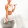 AQUA SPORT POWERSTRECH ANTIBURST GYMNASTIKKBALL GRÅ 65CM AS0065 bilde 3
