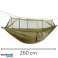 Cibinlik ile hamak TURİSTİK SEYAHAT HAYATTA KALMA 260x140cm 2 KİŞİLİK İÇİN fotoğraf 2