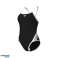 КУПАЛЬНИКИ ARENA ЖІНОЧІ ARENA ICONS SUPER FLY BACK SOLID BLACK WHITE 005036/510 D28 зображення 6
