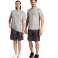 ARENA KOSZULKA T SHIRT LOGO COTTON MEDIUM GREY HEATHER MULTI 005336/551 XL image 1
