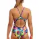 FUNKITA BADETØY DAME DIAMOND BACK ETT STYKKE PÅ RUTENETTET FKS033L7180610 10 UK32 D36 bilde 1
