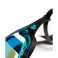 ARENA GLASÖGON COBRA EDGE SWIPE MIRROR AQUA SVART SVART 006870/110 bild 3