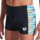 ARENA КУПАЛЬНИКИ ДЛЯ МАЛЬЧИКОВ ARENA RACING STRIPE SWIM КОРОТКИЕ ЧЕРНЫЙ ЧЕРНЫЙ МУЛЬТИ 009011/550 140 10 11 изображение 3
