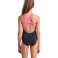 ARENA BADEMODE MÄDCHEN POSEIDONIA BADEANZUG SWIM PRO BACK SCHWARZ SHOCKING PINK 009005/590 152 12 13 Bild 1