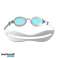 SPEEDO DAMEN SCHWIMMBRILLE AQUAPURE GOG AF WEISS/BLAU 8-090044284 Bild 1