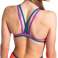 КУПАЛЬНИКИ ARENA ЖІНОЧІ ARENA ONE DOUBLE CROSS BACK ONE PIECE ЯСКРАВО-КОРАЛОВИЙ ФІОЛЕТОВИЙ СИНІЙ COSMO 004732/998 D30 зображення 3