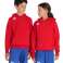 ARENA SWEATSHIRT JR TEAM HOODED SWEAT PANEL RED 004919/400 10 11 140 image 1