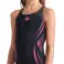 ARENA BADEMODE MÄDCHEN POSEIDONIA BADEANZUG SWIM PRO BACK SCHWARZ SHOCKING PINK 009005/590 140 10 11 Bild 3