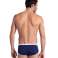 ARENA BADETØY HERRE ARENA ICONS SWIM LAV MIDJE KORT SOLID MARINEBLÅ HVIT 005046/710 85 D5 bilde 1
