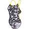 ARENA BADEMODE DAMEN OPEN YOUR EYES LACE BACK SCHWARZ MULTI SOFT GRÜN 008158/503 D36 Bild 6