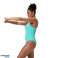 SPEEDO WOMEN'S SWIMWEAR SOLID HIGH NECK 1 PC BLUE 8 00390616243 XL image 1