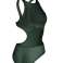 КУПАЛЬНИКИ ARENA ЖІНОЧИЙ ВЕЛИКИЙ ЛОГОТИП ONE PIECE DARK SAGE BLACK 001198/651 D30 зображення 5
