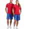 ARENA KOSZULKA TEAM POLOSHIRT SOLID COTTON RED 004901/400 XXL nuotrauka 1