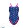 ARENA BADEMODE DAMEN ARENA WENDEBADEANZUG CHALLENGE BACK ROYAL MULTI PINK 006633/890 D36 Bild 6