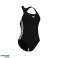 КУПАЛЬНИКИ ARENA ЖІНОЧІ ARENA ICONS КУПАЛЬНИК RACER BACK SOLID BLACK WHITE 005041/510 D34 зображення 6