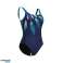 ARENA BADEMODE DAMEN BODYLIFT GIULIANA SQUARED NAVY MULTI GRÜN BLAU 008135/760 D36 Bild 3