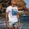 AREENASHORTSIT MIESTEN AREENA VESIPRINTIT BEACH BOXER AO VALKOINEN TURKOOSI MULTI 007153/181 XXL kuva 4