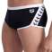 ARENA BADETØY HERRE ARENA ICONS SWIM LAV MIDJE KORT ENSFARGET SVART HVIT 005046/510 85 D5 bilde 2