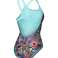 Жіночий купальник ARENA SWIMWEAR VIVID REPEAT, сірий, багатошаровий, 009068/580 D34 зображення 6