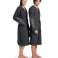 ARENA BADEMANTEL ZEPPELIN LIGHT ROBE ASPHALT WEISS 009019/510 L Bild 2