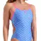 ARENA SWIMWEAR MAILLOT DE BAIN MONOGRAM FEMME CHALLENGE BLUE RIVER MULTI SHOCKING 008946/890 D30 photo 3