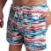 BÓXER DE PLAYA ARENA PARA HOMBRE BLANCO TURQUESA 007153/181 M fotografía 2