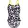 ARENA BADEMODE DAMEN OPEN YOUR EYES LACE BACK SCHWARZ MULTI SOFT GRÜN 008158/503 D36 Bild 5