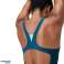 SPEEDO NAISTE UJUMISRIIDED ÜHEVÄRVILINE KÕRGE KAELUS 1 TK ROHELINE 8 00390616009 L foto 3
