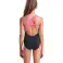 ARENA BADEMODE MÄDCHEN POSEIDONIA BADEANZUG SWIM PRO BACK SCHWARZ SHOCKING PINK 009005/590 140 10 11 Bild 1