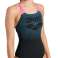 ARENA BADEMODE DAMEN FOGGY DOTS SWIM PRO RÜCKEN SCHWARZ PINK 007986/590 D36 Bild 2