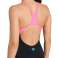 ARENA BADEMODE DAMEN FOGGY DOTS SWIM PRO RÜCKEN SCHWARZ PINK 007986/590 D36 Bild 3