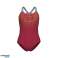 КУПАЛЬНИКИ ARENA ЖІНОЧІ FOGGY DOTS SWIM PRO ЧЕРВОНА ЦИБУЛЯ МОРСЬКА ПІНА 007986/405 D42 зображення 6