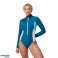 SPEEDO WOMEN'S SWIMWEAR L/S CLRBLCK ZIP 1 PC GREEN 8 00403316009 M image 3