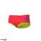 ARENA BADEMODE HERREN ONE LOW WAIST SHORT BIG LOGO BRIGHT CORAL SOFT GREEN 008549/969 D6 90 Bild 6