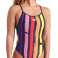 ARENA STROJE PŁYWACKIE ЖІНОЧИЙ КУПАЛЬНИК PAINTERS STRIPE КУПАЛЬНИК L ЧОРНИЙ MULTI BLACK 009066/550 D32 зображення 3