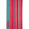 ARENA RĘCZNIK BEACH TOWEL MULTISTRIPES II FLUO_RED WATER CALYPSO CORAL 007302/200 ONE SIZE image 1