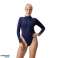SPEEDO MAUDYMOSI KOSTIUMĖLIAI MOTERIŠKAS LS ZIP 1PC NAVY 8 00443901529 L nuotrauka 1